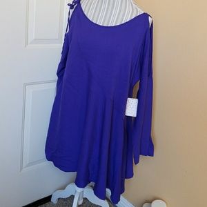 Free People off shoulder tunic top